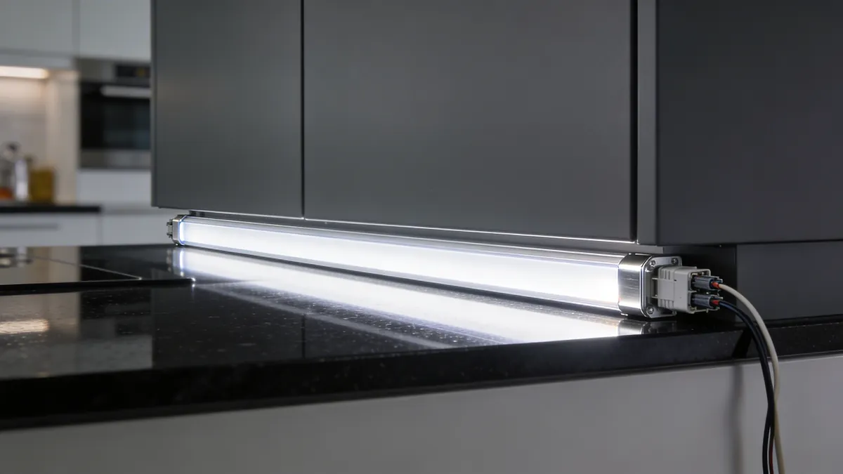 Tira LED BTF-LIGHTING FCOB COB CCT IP65 24V para cocina