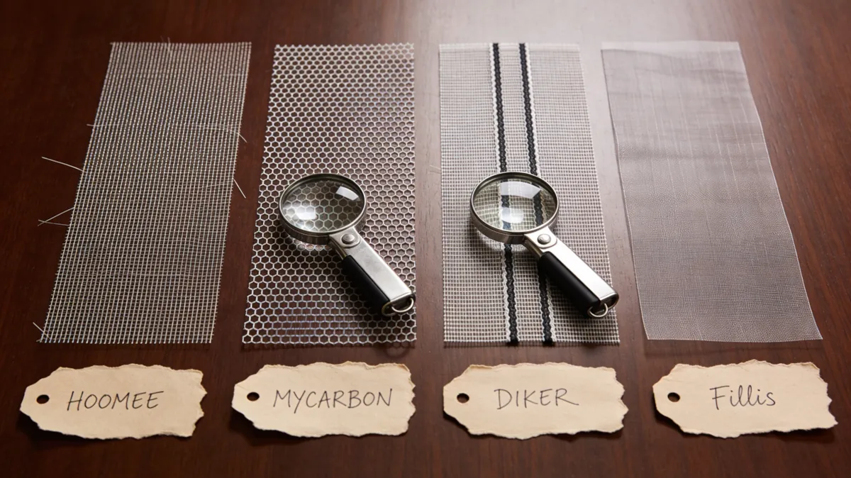 Tabla comparativa de las cuatro mosquiteras magnéticas para puertas analizadas