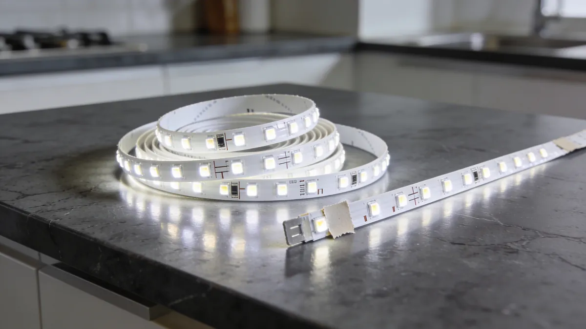 Tira LED RGB HOVVIDA de 5 metros con app y mando para cocina